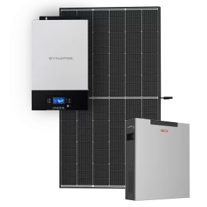 Synapase Offgrid inverter (5kW) + WeCO 4.4kWh Lithium Battery and 6 x 555W Solar Panels (3.3kWp)